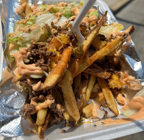 Fried Cheeseburger Fries
