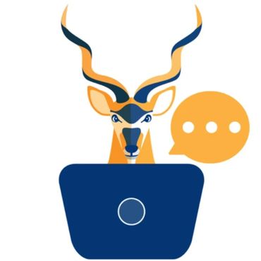 Chatbot logo designed for the Wits University website