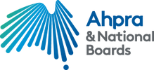 Australian Health Practitioner Regulation Agency logo.