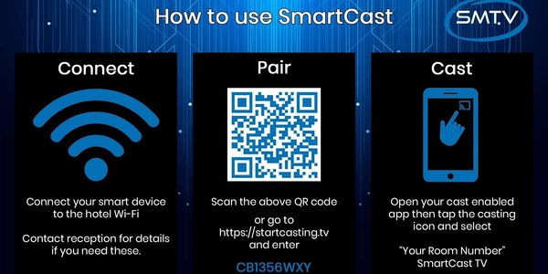 SmartCast  Guest Landing Page