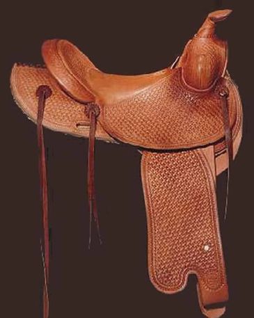 #524 Basket Stamp Saddle