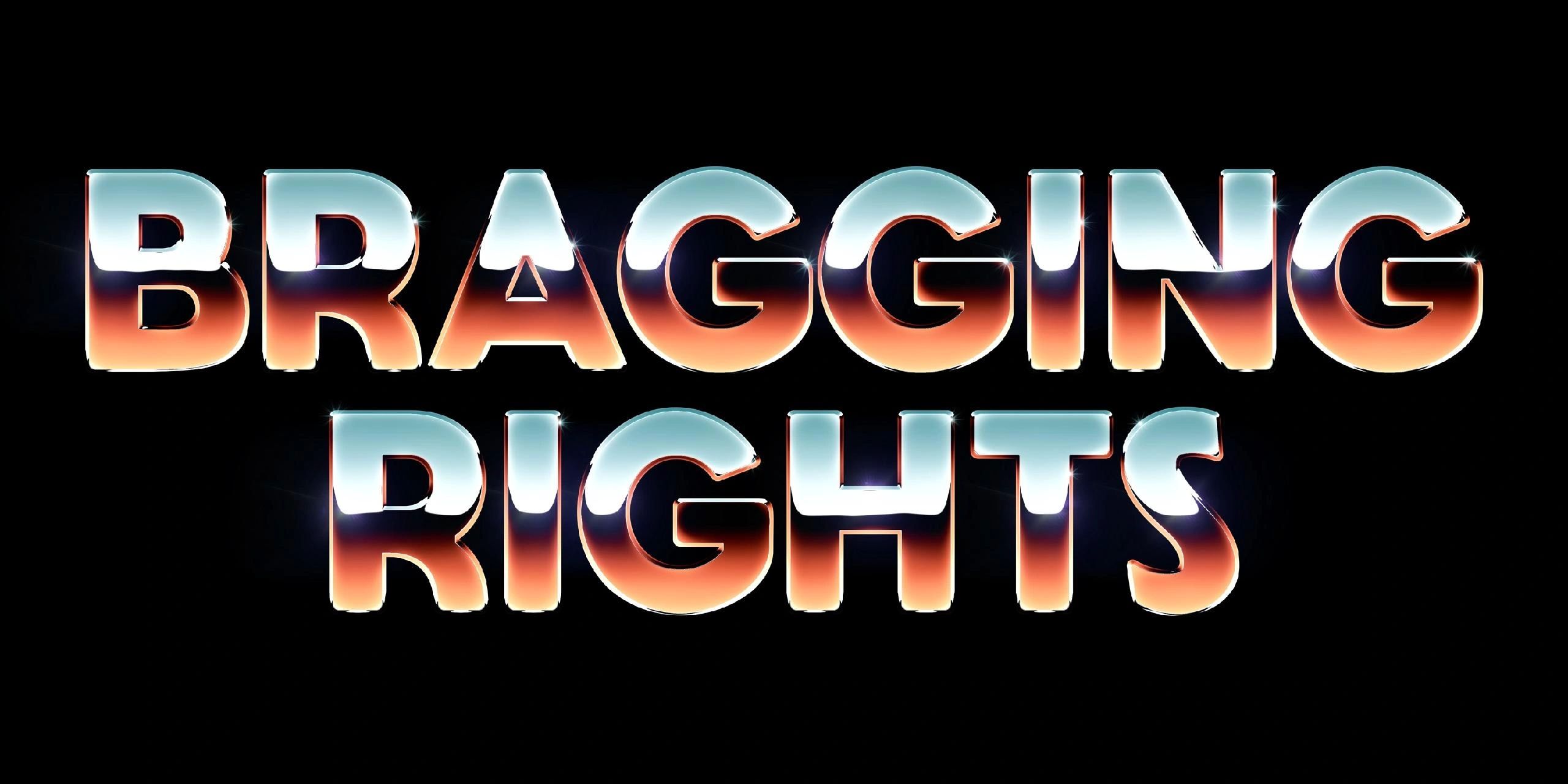 The logo for Bragging Rights, Gainesville, Florida's newest arcade experience.