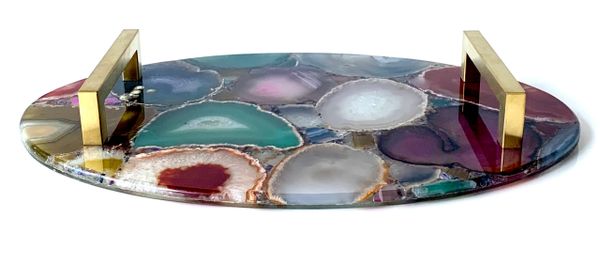 Picasso Agate Tray