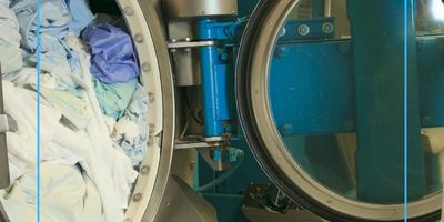 Eco-Friendly Laundry washing machine: Sustainable, green practices.