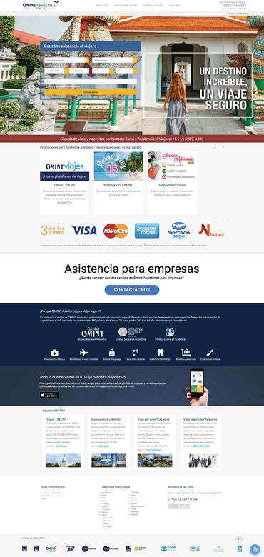 Omint Assistance main page