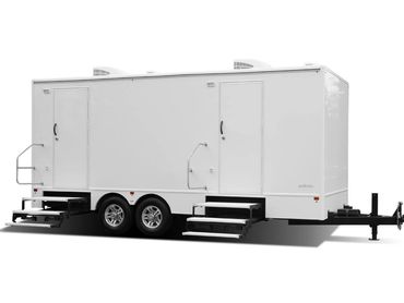 6 stall luxury restroom trailer rental