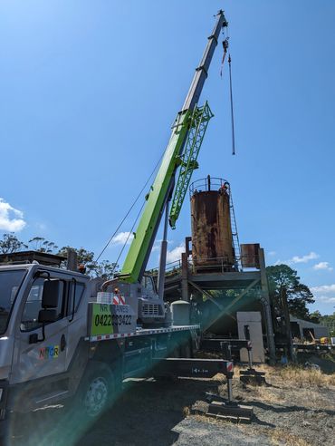 mobile crane hire central coast