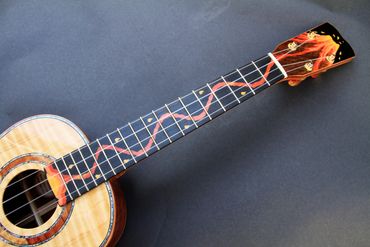 Mauna Aa Neck and Peghead Inlay