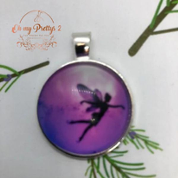 A picture of fairy image on the locket