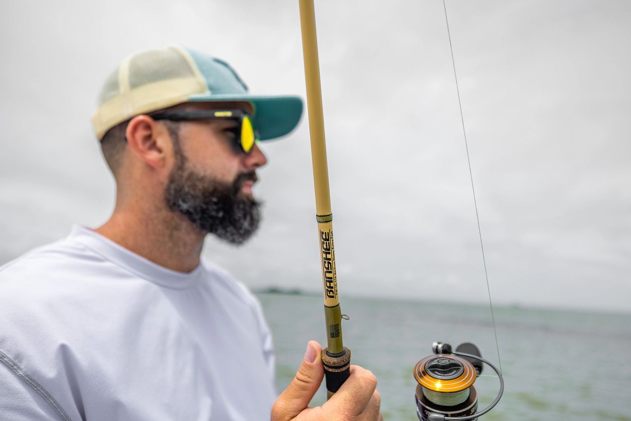 Justin MacDonald fishing off the Gulf Coast of Florida