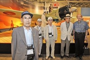 Kaname Harada in Hawaii to commemorate Midway battle