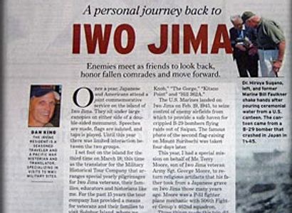 A personal journey back to Iwo Jima
