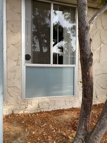 Apartment White Frost Window Tinting