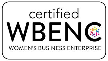 We are certified as a Women's Business Enterprise (WBE) through the Women's Business Enterprise Nati
