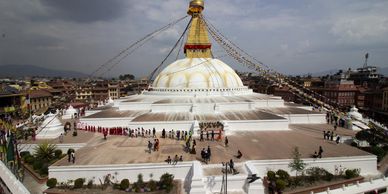 Nepal Reisen Kathmandu Stupa Bodnath
