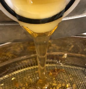 Honey streaming from extractor