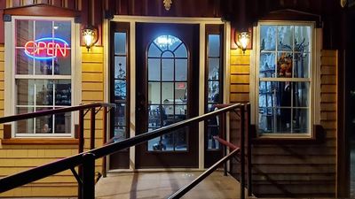 Front entrance of Clay Mates Paint Your Own Pottery Studio in Belchertown, Massachusetts