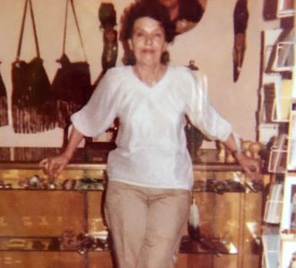 Allene Pilcher , Founder, at her store in Fort Calhoun, Nebraska