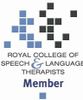 Logo royal college of speech and language therapists trained clinician
