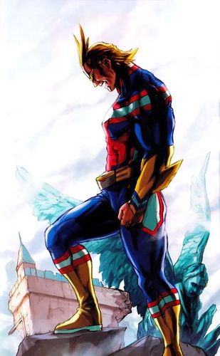 All Might 10th Anniversary by Kohei Horikoshi.