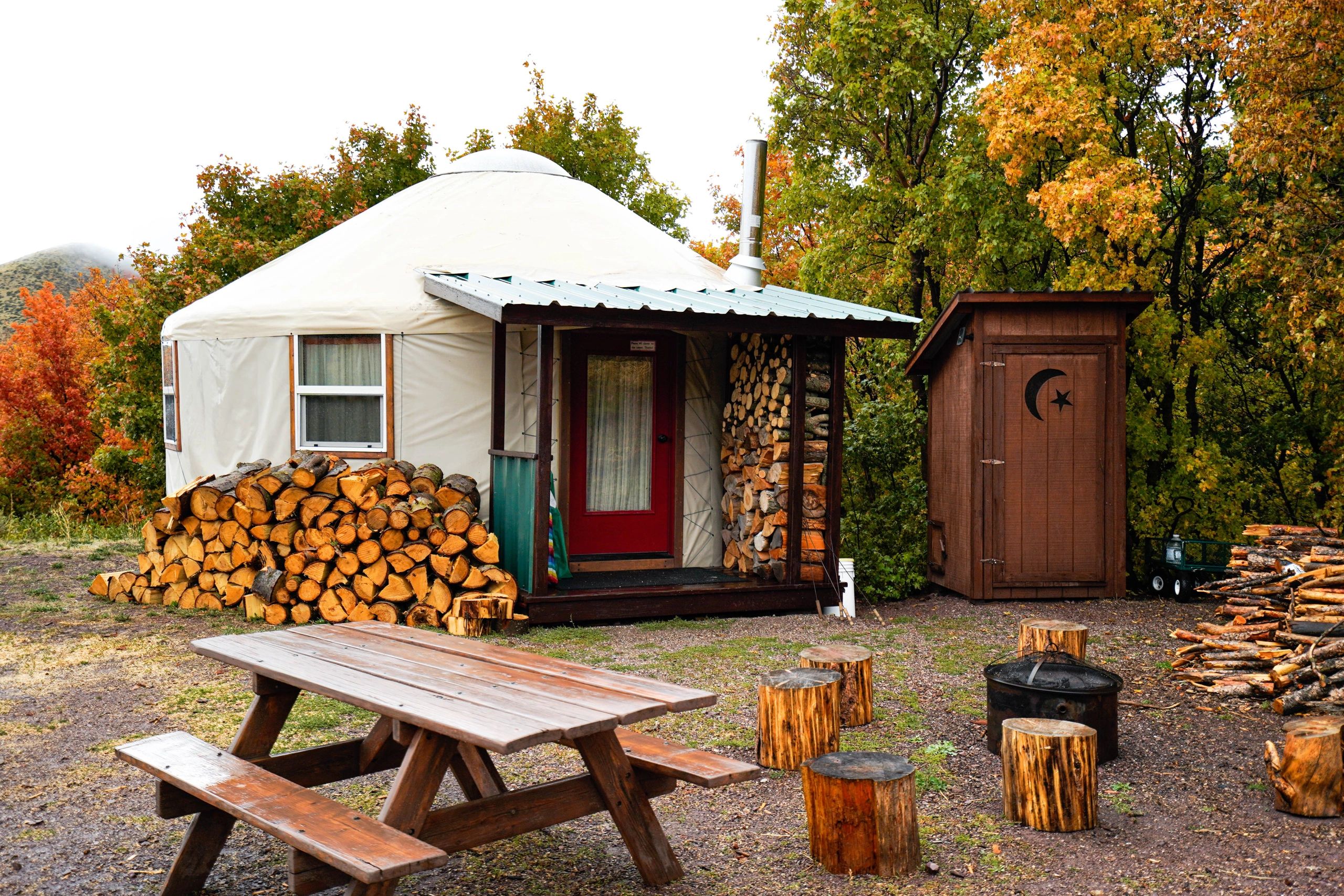 ◆YURT◆ Hibou [YB008_NY] Shearwater Cove, 46282, Seward, Alaska | Glamping Hub