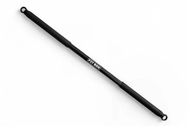 Black telescopic bar with mounting loops at ends and FITBOX logo.