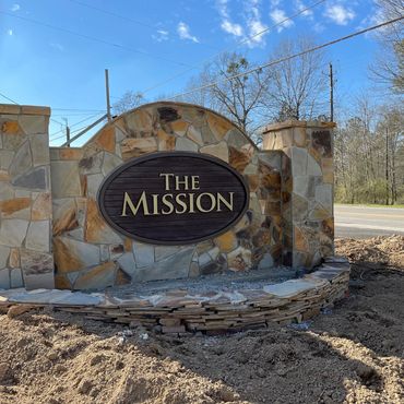 Dimensional Sign On Masonry Entry