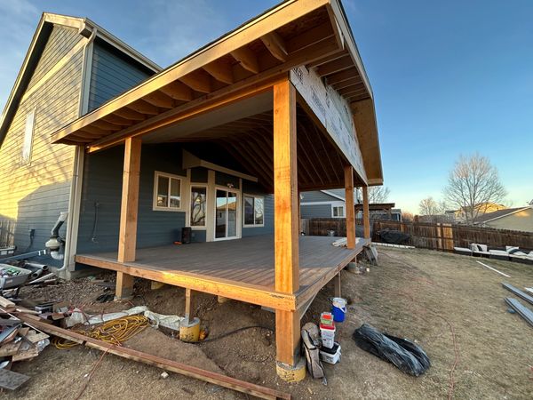 Patio overhang project for some absolutely amazing customers!