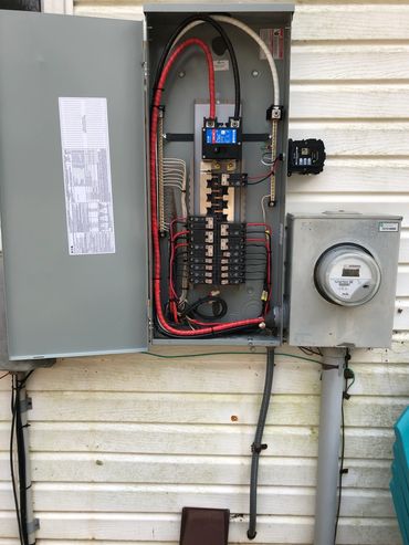 Panel replacement with whole home surge protector.