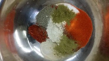 New blend being weighed out to sample in the kitchen.