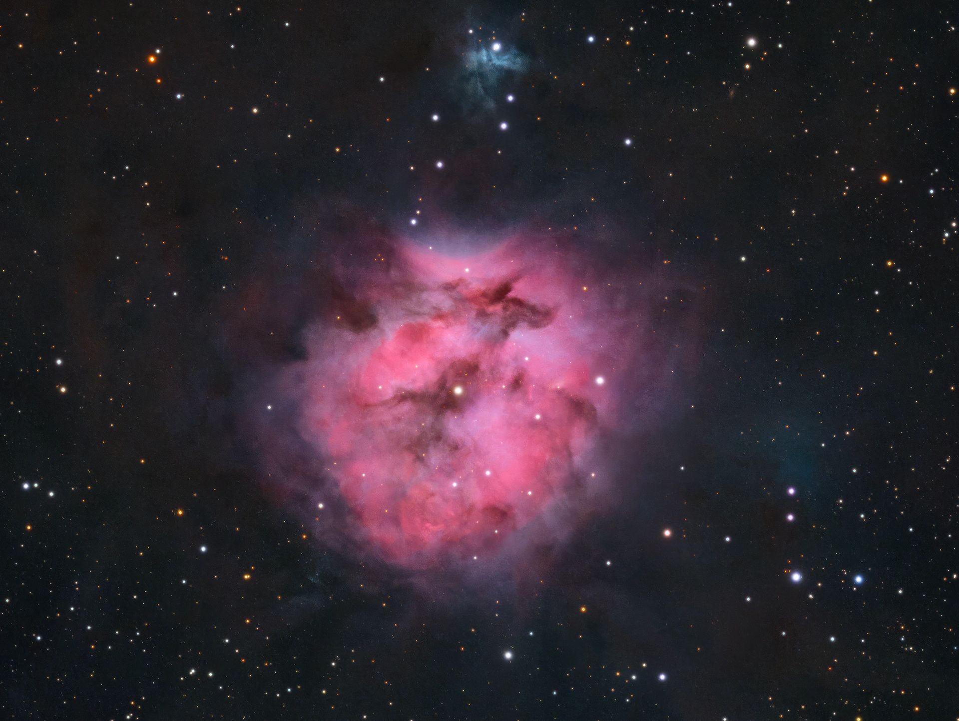The Cocoon Nebula (IC5146) Planetary Nebula in the Constellation of Cygnus