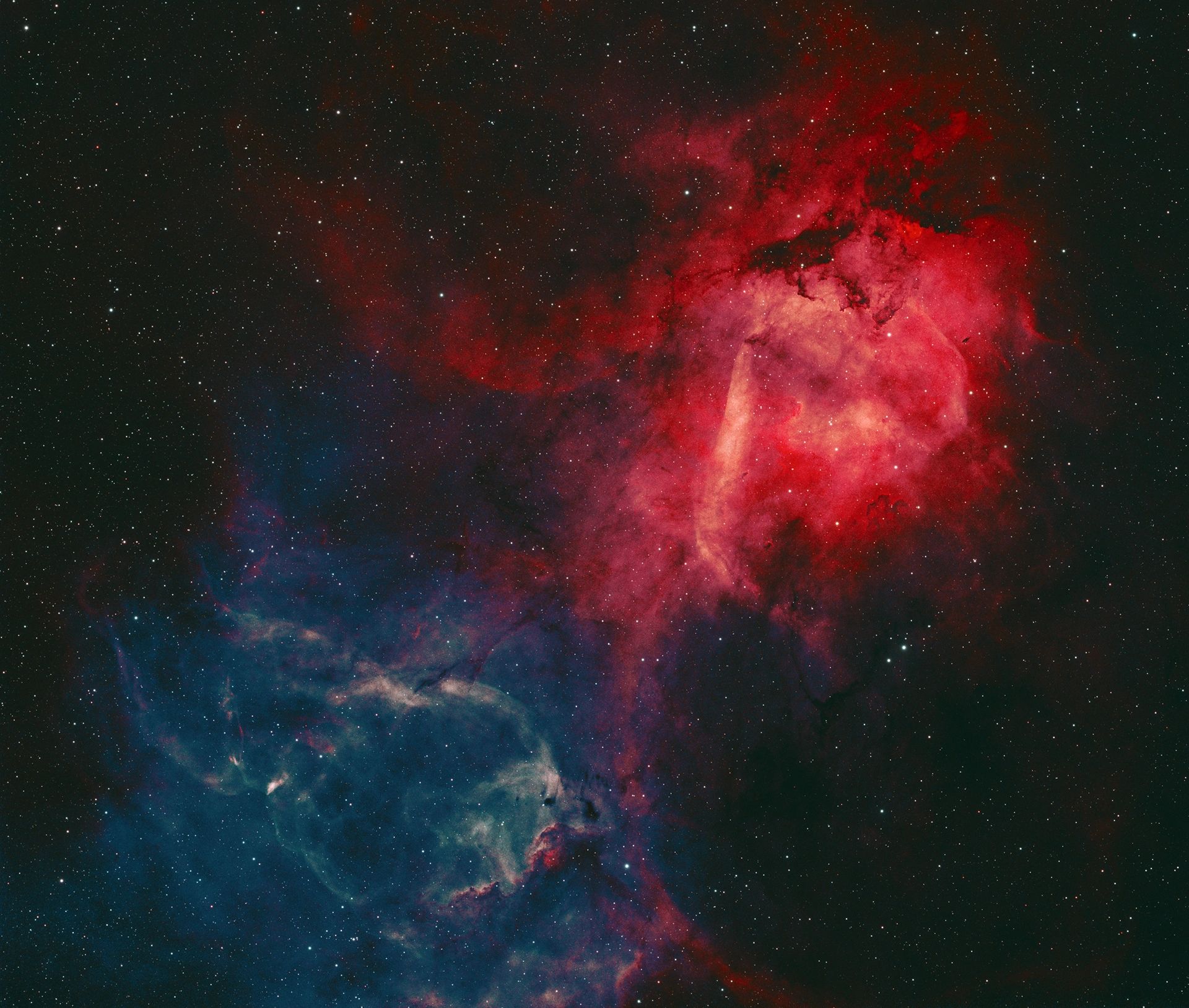 The Lion Nebula SH2-132