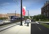 After image, Baltimore Purple Line, University Blvd Stop.  Gannett Fleming, Camp Hill PA. 3ds Max, Mental Ray.