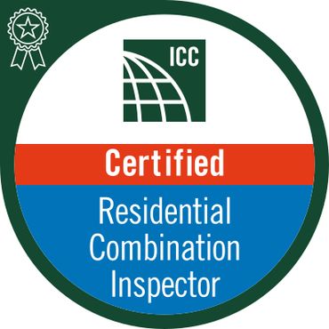 Certified Residential Combination Inspector badge.