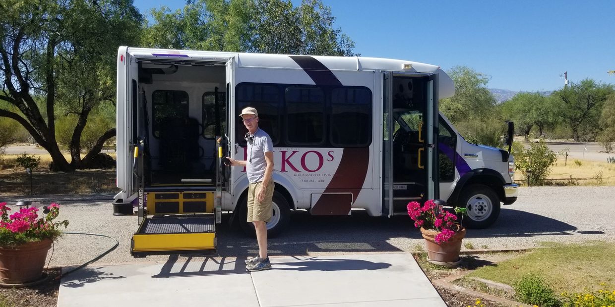 Kiko's Fun bus for day trips to the parks around Tucson.