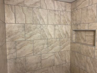 Shower tiling