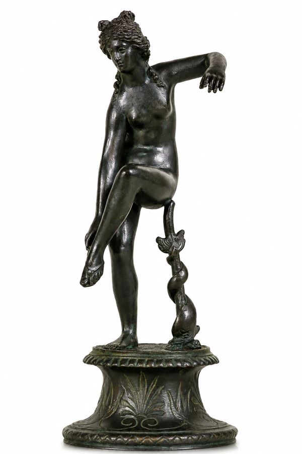 Venus Grand Tour bronze reduction signed Giorgio Sommer, Napoli, late 19th century