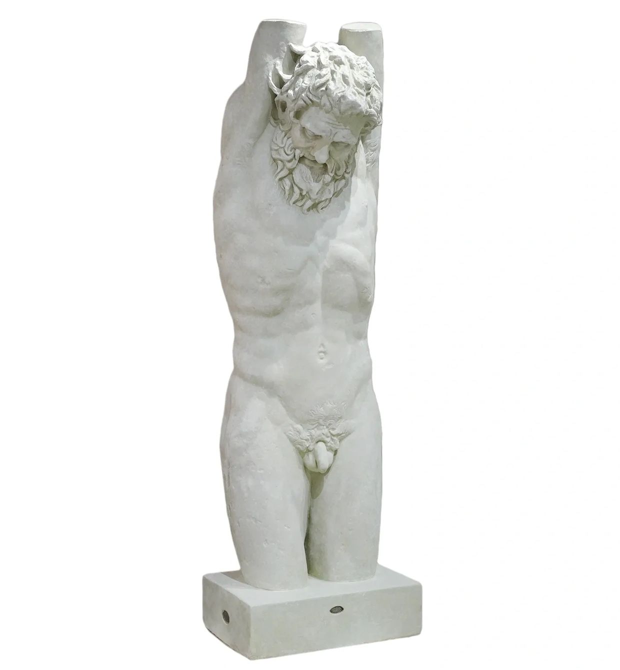 Marsyas, mid-19th-century life-size plaster cast by Brussels Atelier de Moulages. Atl Full View