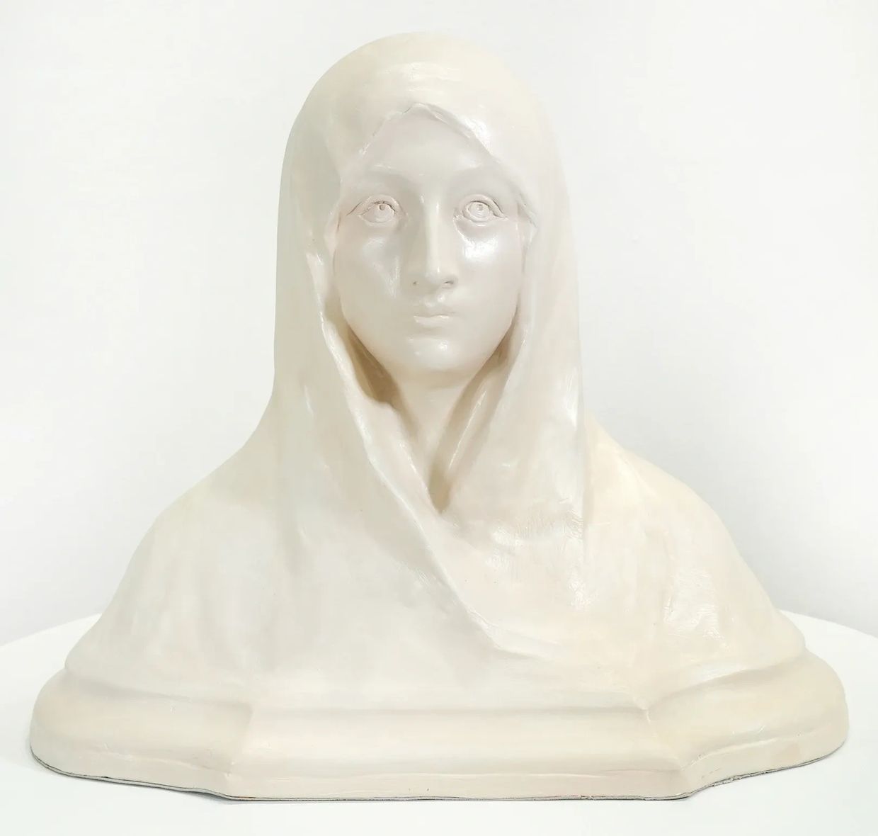 Piline, circa 1900, plaster bust attributed to French Symbolist sculptor Raymond Sudre (1870–1962),