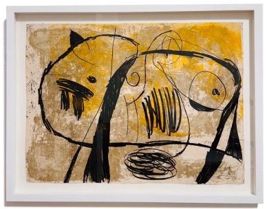 Joan Miró La Commedia Dell’Art V 1979 signed color etching and aquatint on Arches paper, edition of