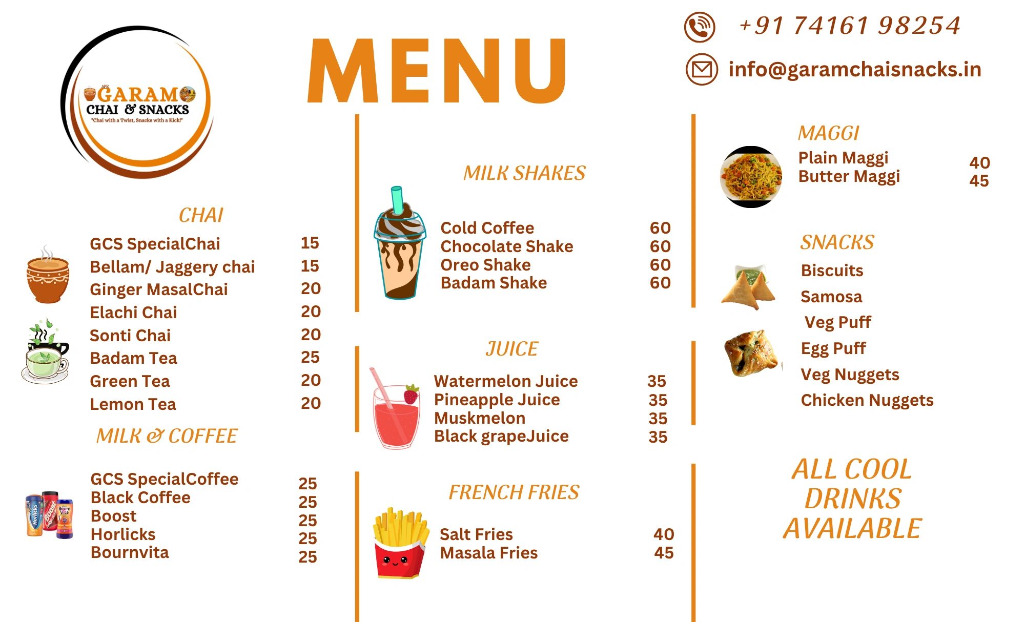 Garam Chai & Snacks_ Main Menu