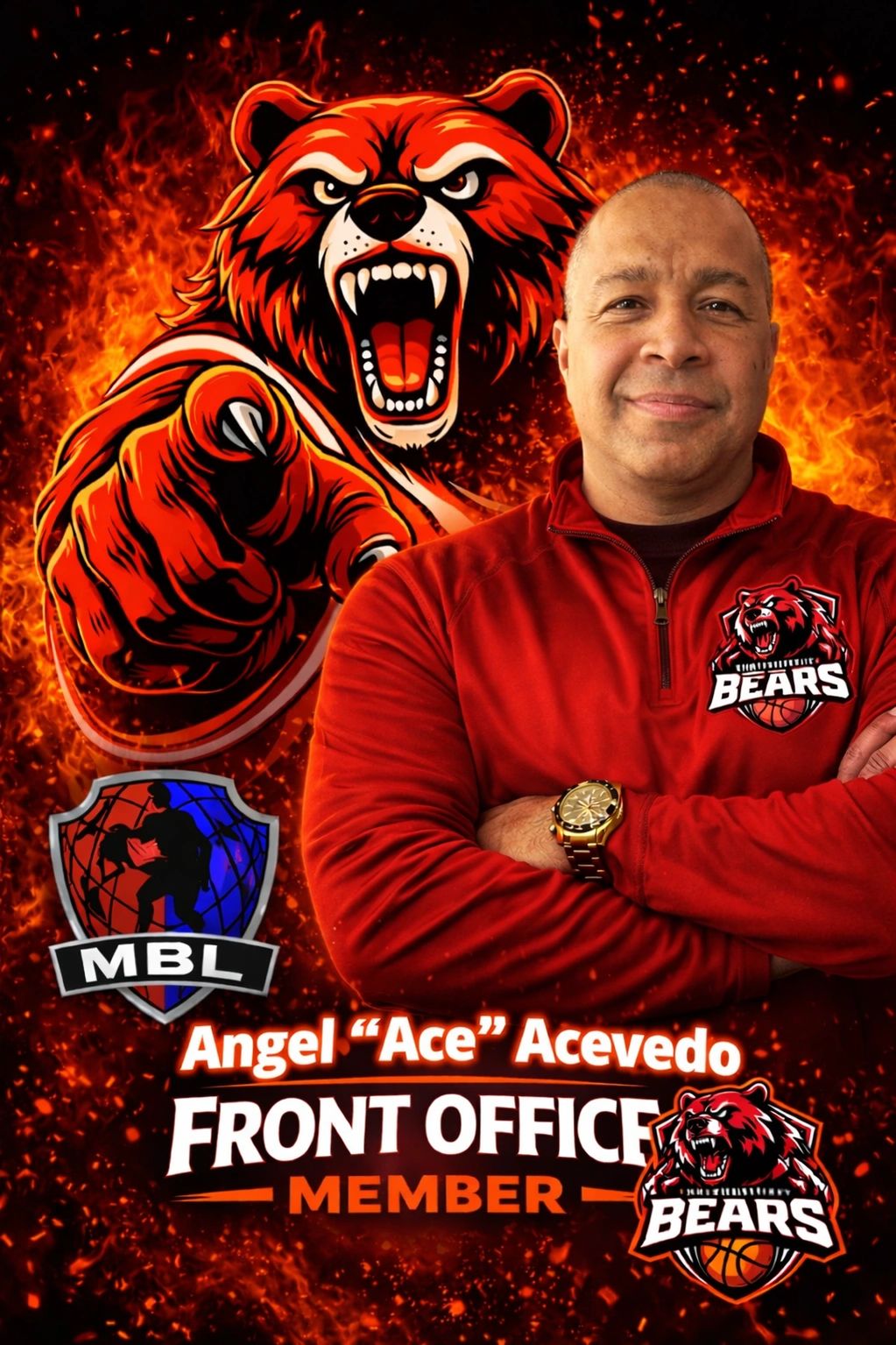 Coach Angel " Ace " Acevedo