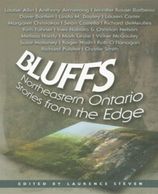 Front cover of Bluffs: Stories from the Edge, in which 'Grumble' by Jennifer Rouse Barbeau appears