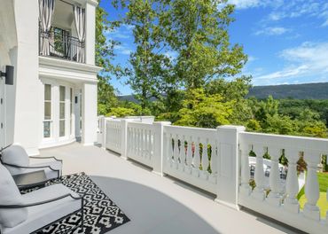 Exterior Balcony with Mountain Views
