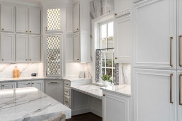 Kitchen Renovation featuring built-in desk