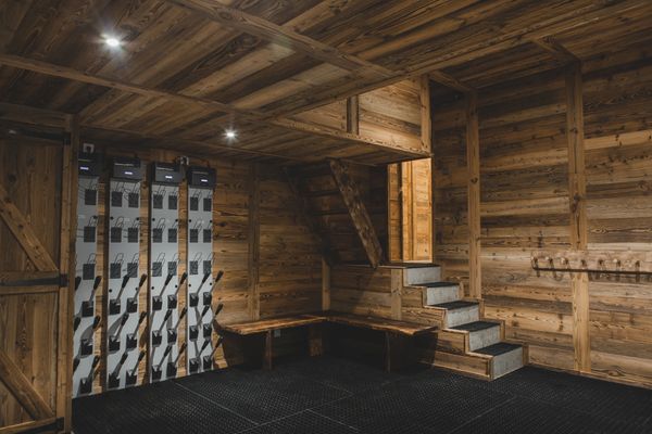 Luxury boot room and garage