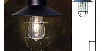 Hanging solar lantern lights
