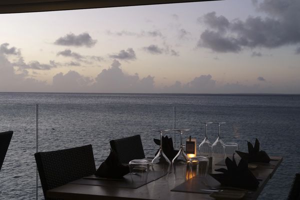 Ocean 82 Restaurant in St Martin Island
