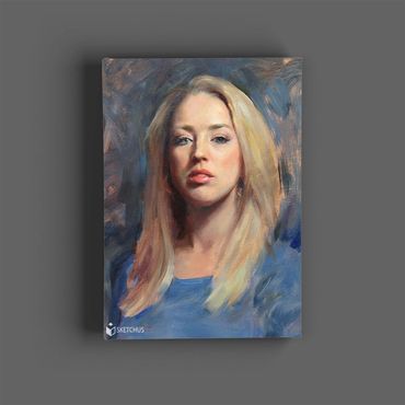 Öl Portrait malen lassen vom Foto