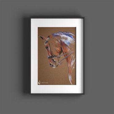 tierportraits bunt sketchus Tierzeichnungen